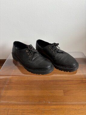 Dr. Martens Immanuel 3-Eye Oxfords Pebbled Leather